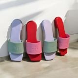 Flat Mules (Red)