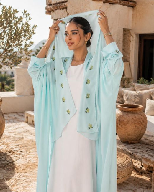 Turquoise in Lemon (Abaya)