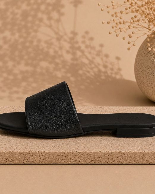 Flat Mules (Black)