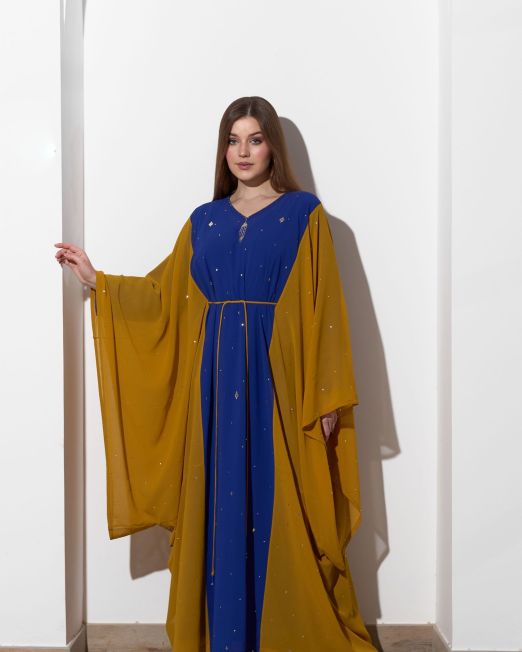 RC09 Mustard with Royal Blue